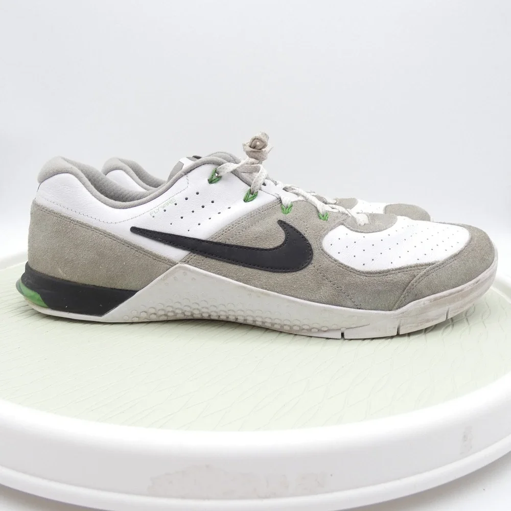 Nike Metcon 2 Mens Training Shoes White Grey Green 905107-100 Promo Sample 15